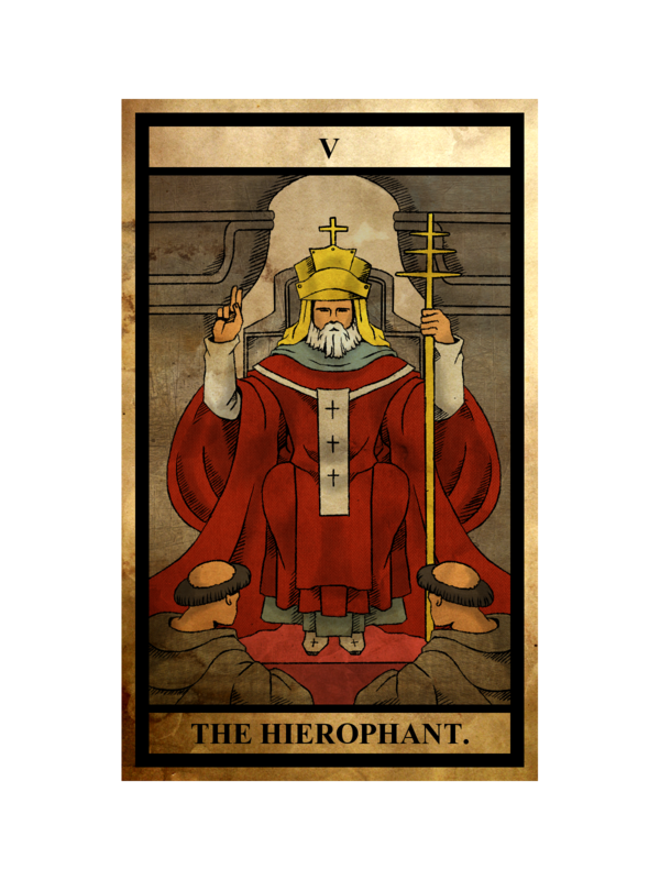 タロットカード｜法王の意味