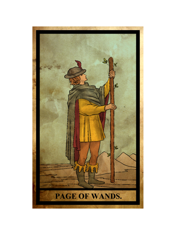 Page of Wands｜ワンドのペイジの意味について