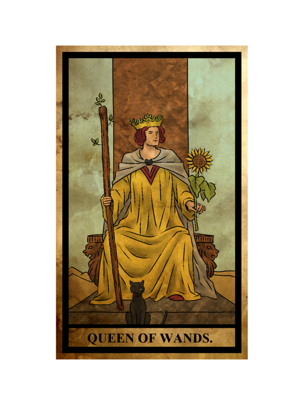 【タロットカード】Queen of Wands｜ワンドのクイーンの意味について