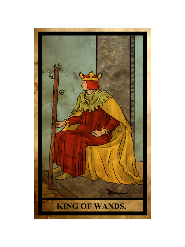 【タロットカード】King of Wands｜ワンドのキングの意味について